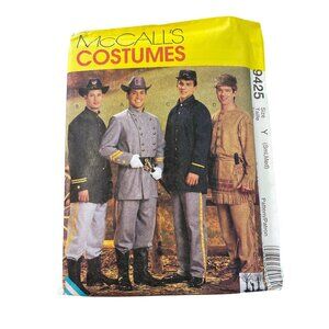 90s McCalls 9425 Civil War and Frontiersman Pattern Size Small-Medium 1998 UNCUT